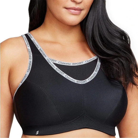 Glamorise Women's No-bounce Camisole Sports Bra
Wirefree #1066
Glamorise 50D - Picture 9 of 13